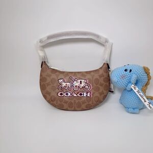 Coach CX608 Mini Payton Bag In Signature Canvas With Horse And Carriage Print